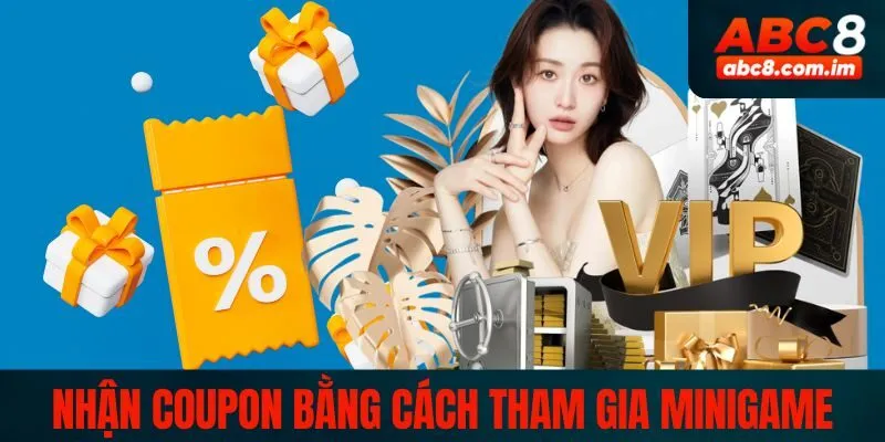 Nhận coupon bằng cách tham gia minigame